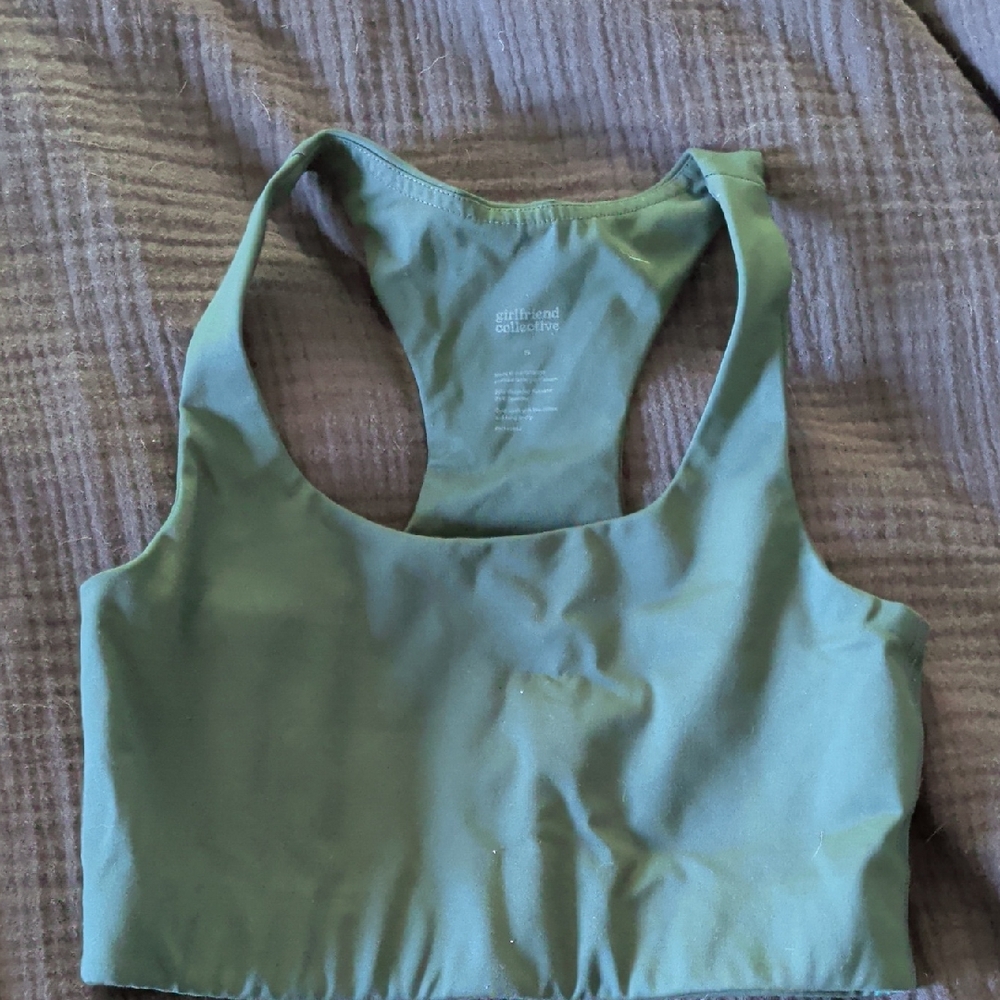 Girlfriend Collective Olive Sports Bra